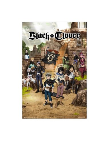 POSTER BLACK CLOVER BLACK BULL SQUAD AND YUNO