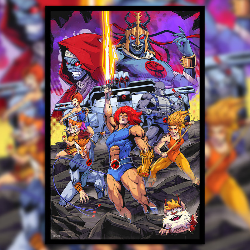 COSMOCATS Impression Art Print ThunderCats Roar! Sideshow