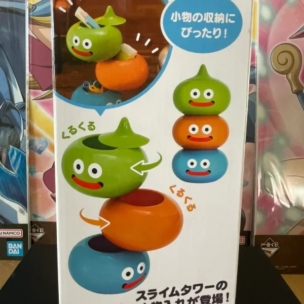 Dragon Quest – Boîte de Rangement Rotative Slime Tower & Frères Métalliques 18 cm Square Enix