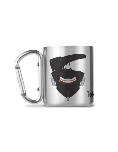 TAZA METALICA TOKYO GHOUL MASCARA CAJA 2 UDS