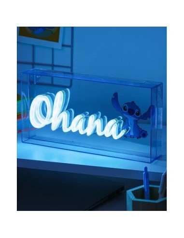 Lámpara LED estilo neón Ohana STITCH 15 x 30 cm