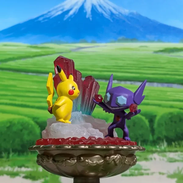 Re-Ment Pokémon Gemstone Collection 2 - Pikachu & Ténéfix | Sableye (~10cm)