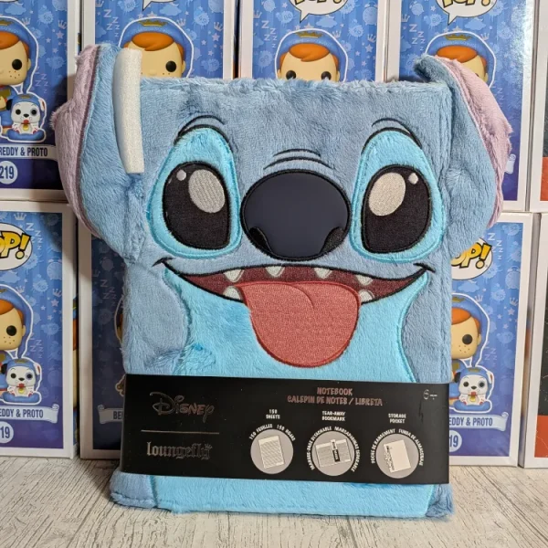 Loungefly Disney - Stitch Plush Sherpa Cosplay Refillable Stationery Journal
