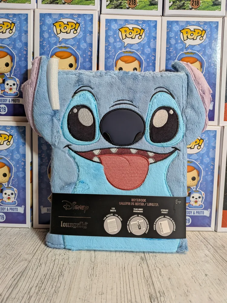 Loungefly Disney - Stitch Plush Sherpa Cosplay Refillable Stationery Journal