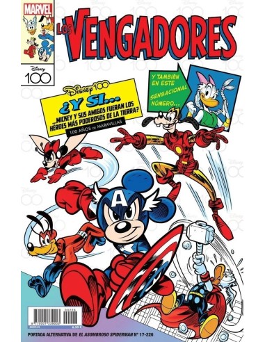 EL ASOMBROSO SPIDERMAN 17 (PORTADA ALTERNATIVA DISNEY 100-LOS VENGADORES)