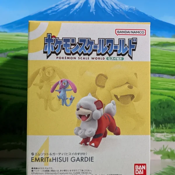 Pokémon Scale World Hisui - Créfollet & Caninos (Forme de Hisui) | Uxie & Hisuian Growlithe (Neuf)