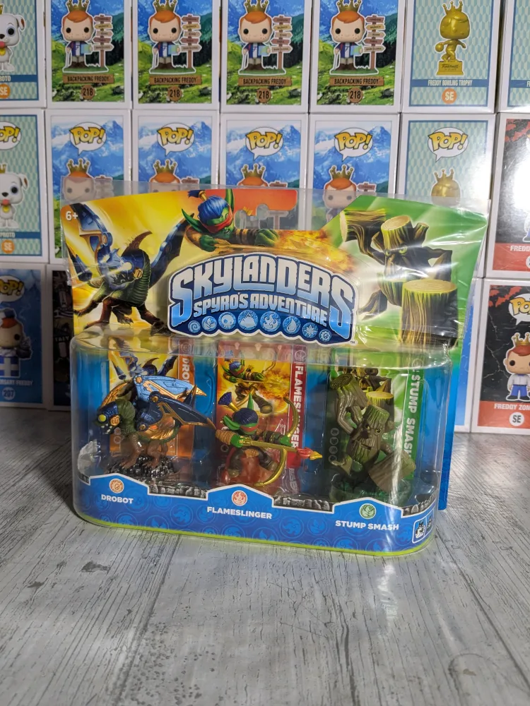 Skylanders Spyro's Adventure - Triple Pack (Drobot / Flameslinger / Stump Smash)