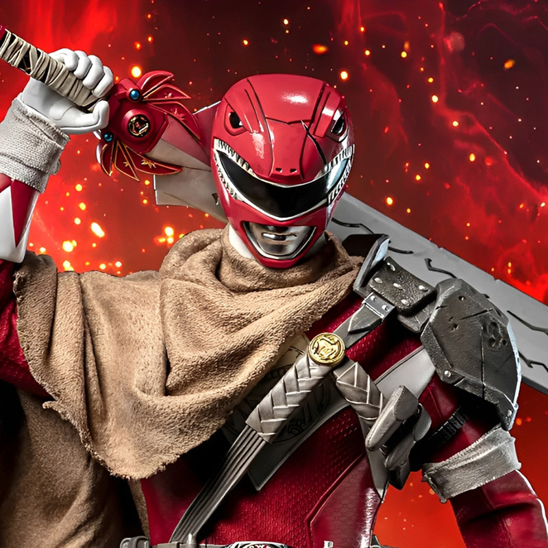 POWER RANGERS The Return Figurine Red Power Ranger FigZero Threezero