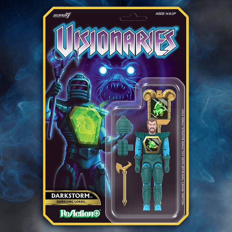 VISIONARIES Figurine Darkstorm ReAction+ Wave 01 Super7