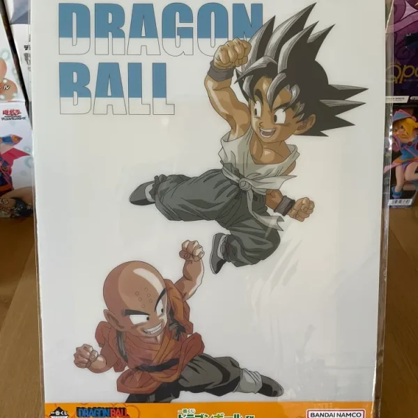 Dragon Ball - Poster plastique A3 Goku & Krillin - Ichiban Kuji Gekitou!! Tenkaichi Budoukai (Lot I)