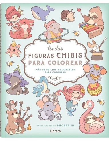 LINDAS FIGURAS CHIBI PARA COLOREAR MAS DE 60 CHIBIS ADORABLES PARA COLOREAR