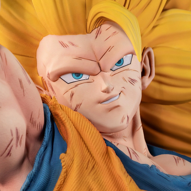 DRAGON BALL Z Statue Goku Super Saiyan 3 Movies Collection Tsume Art