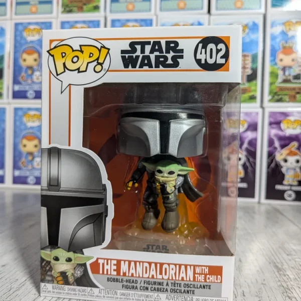 Funko pop Star Wars #402 - The Mandalorian with the Child