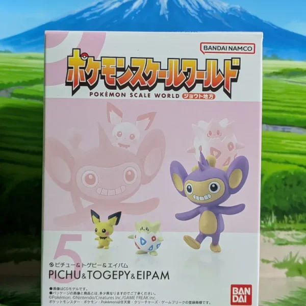 Pokémon Scale World Johto - Pichu, Togepi & Capumain | Pichu, Togepi & Aipom (Neuf)