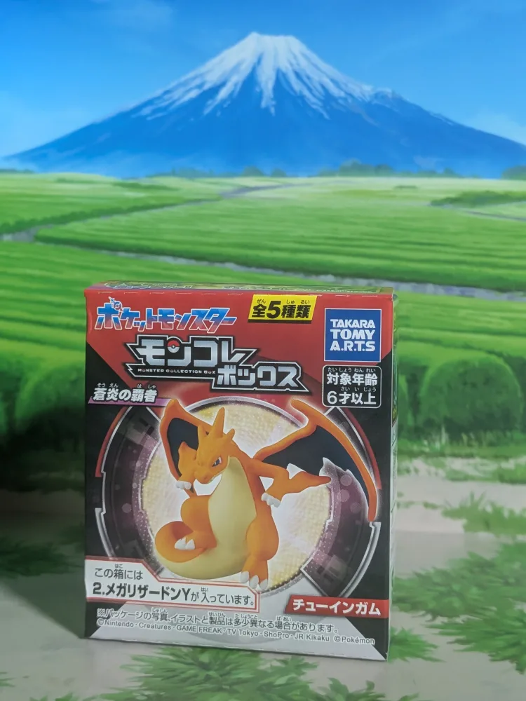 Takara Tomy Arts Moncolle Box - Blue Flame Champion - Dracaufeu Y | Mega Charizard Y (~5cm)