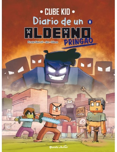 MINECRAFT DIARIO DE UN ALDEANO PRINGAO COMIC 8