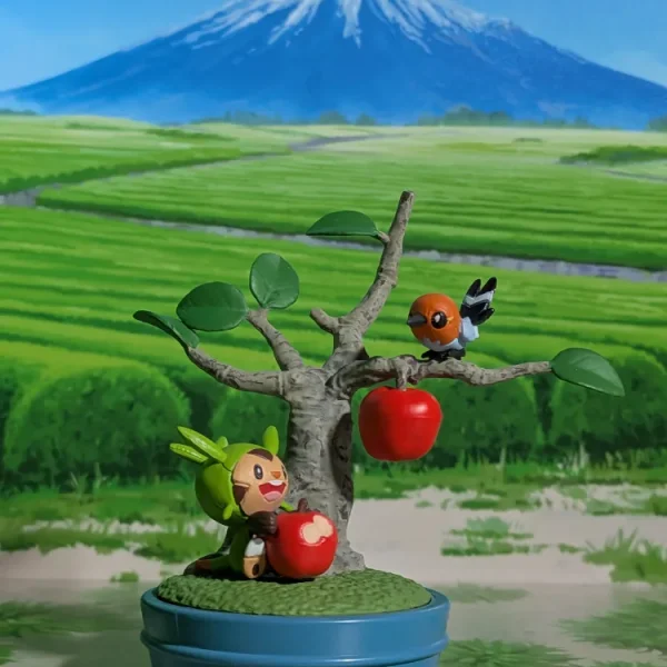 Re-Ment Pokémon - Marisson / Chespin & Passerouge / Fletchling - Pocket Bonsai 2