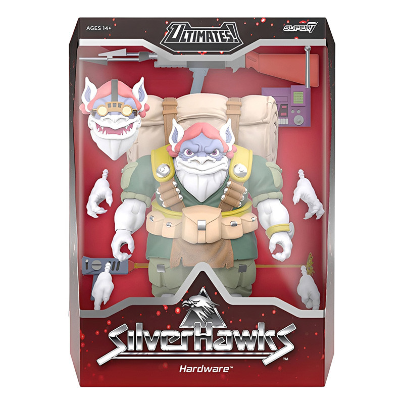 SILVERHAWKS Figurine Ultimates Hardware Toon Super7