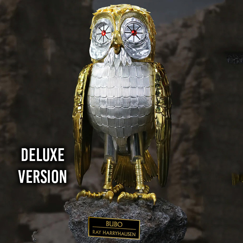 LE CHOC DES TITANS Statue Bubo Gold Patina Edition Deluxe Version Star Ace