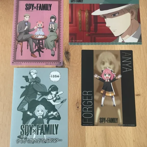 Spy × Family – Poster A5 Anya Loid Yor Clear Visual Poster