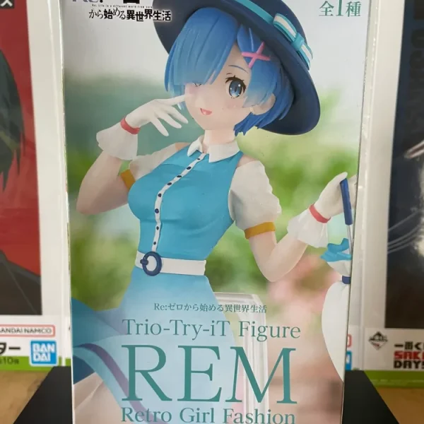 Re:Zero – Figurine Rem Trio-Try-iT Retro Girl Fashion 20cm FuRyu