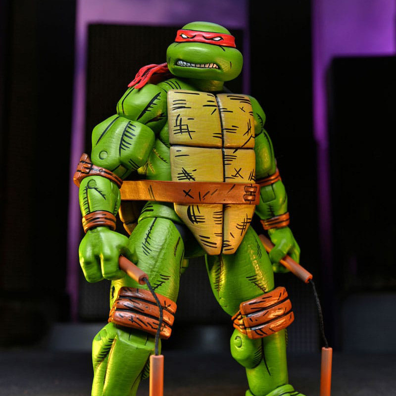 TORTUES NINJA Figurine Michelangelo Mirage Comics Neca