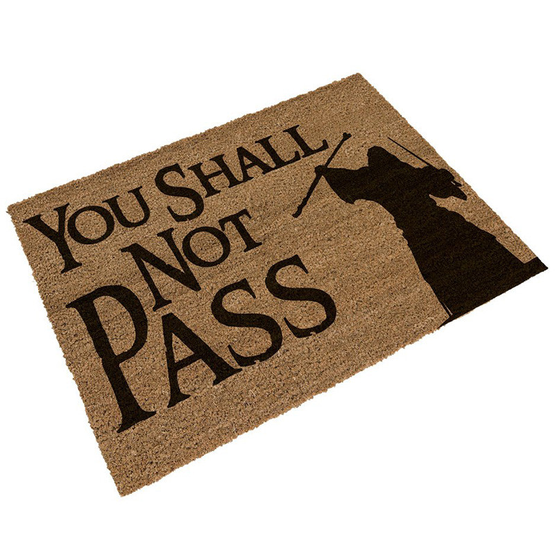 LE SEIGNEUR DES ANNEAUX Paillasson You Shall Not Pass SD Toys