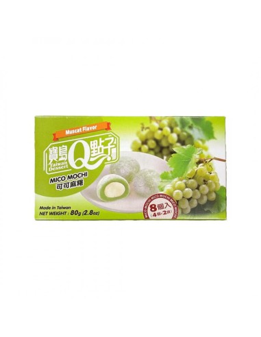 Mini mochi sabor a Uva Verde 24/80g BAODAO