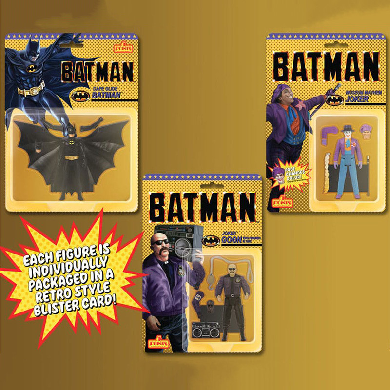 BATMAN 1989 Pack 3 Figurines 5 Points Series 2 Mezco Toyz