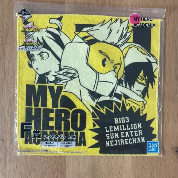 My Hero Academia – Serviette Mirio Toogata, Nejire Hado, Tamaki Amajiki Ichiban Kuji I’m Ready! 25 x 25 cm