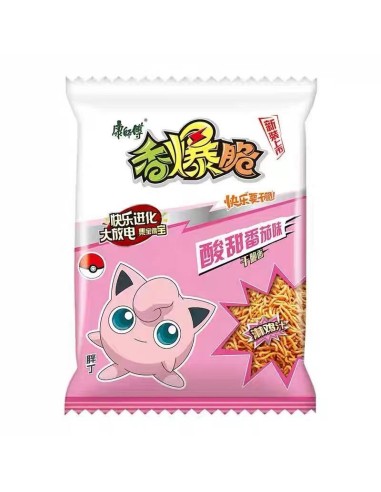 Snacks crujientes POKEMON sabor Tomate Agridulce 33g Master Kong