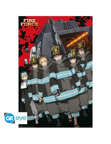 FIRE FORCE - Poster "Key art S1 Company 8" (91.5x61)