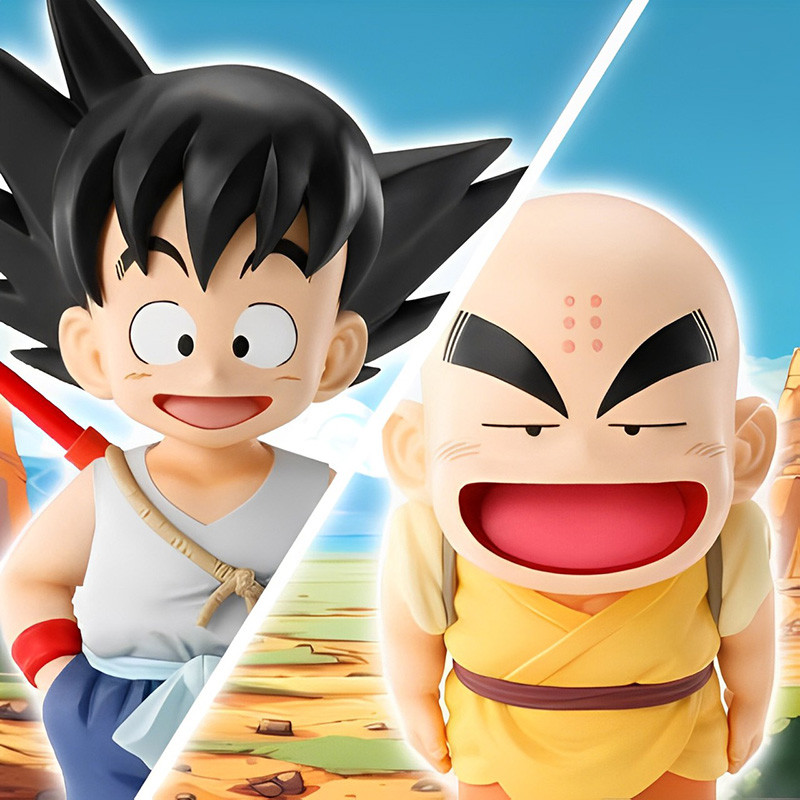 DRAGON BALL Figurines Goku & Krillin Ichibansho Son Goku Training Section Bandai