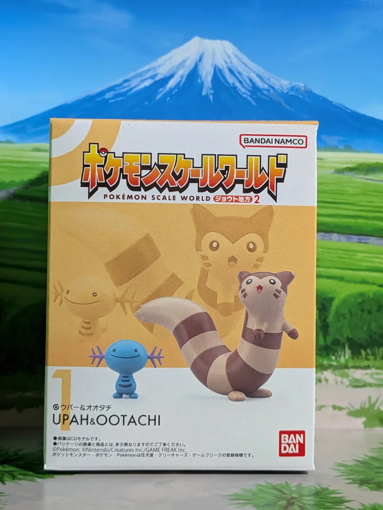 Pokémon Scale World Johto - Axoloto & Fouinar | Wooper & Furret (Neuf)
