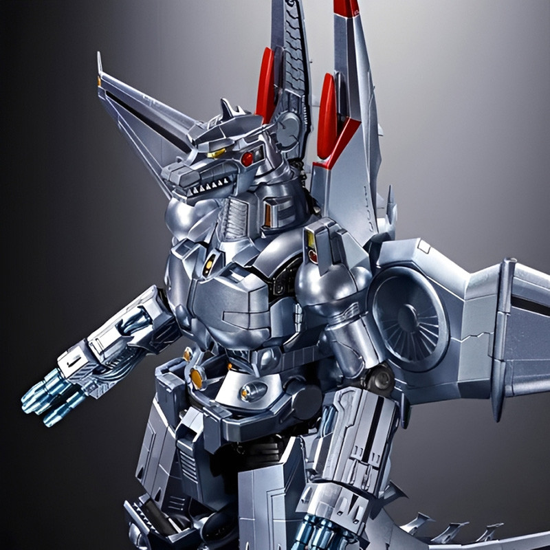 GODZILLA VS MECHAGODZILLA II Figuine Mechagodzilla Ohrai Noriyoshi Poster Version Chogokin Bandai