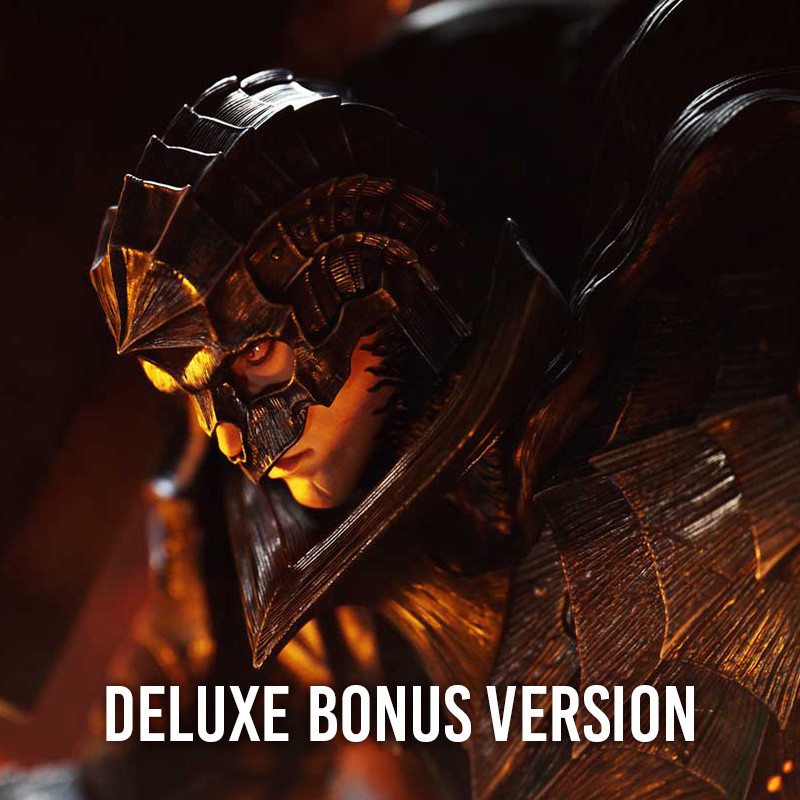 BERSERK Statue Guts Berserker Armor / Grunbeld VS Guts Deluxe Bonus Version Prime 1 Studio