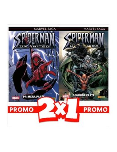 MARVEL SAGA SPIDERMAN UNLIMITED 2X1 (Nº1 Y Nº2)