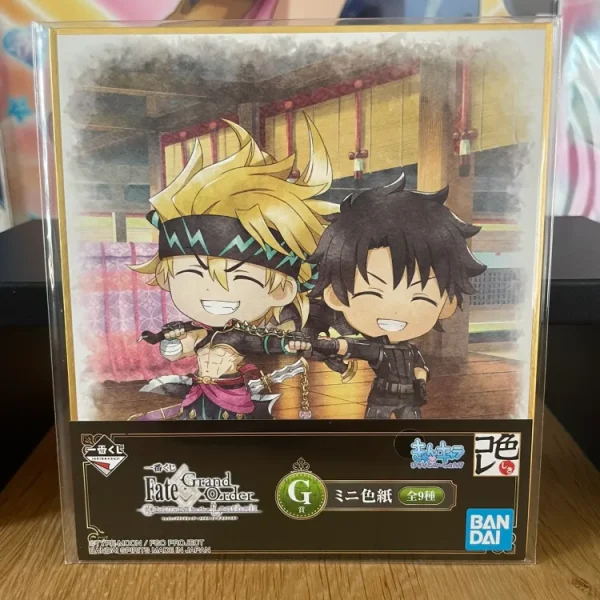 Fate/Grand Order – Mini Shikishi Fujimaru Ritsuka & Sakata Kintoki Ichiban Kuji Cosmos in the Lostbelt 13.5 cm