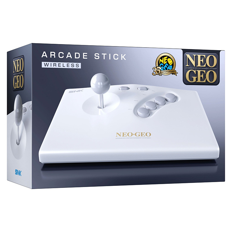 NEO GEO Stick Arcade Blanc AES+ Edition Anniversaire SNK