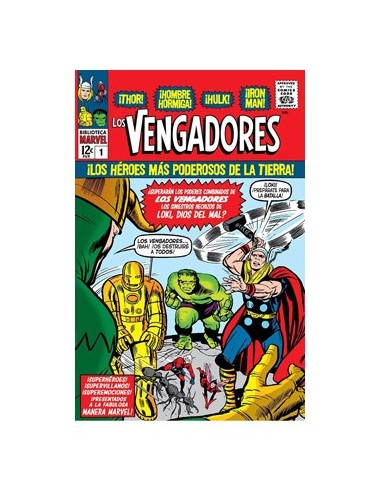BIBLIOTECA MARVEL. 12 LOS VENGADORES 01