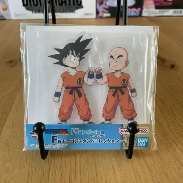 Dragon Ball EX - Ichiban Kuji - Temple Above the Clouds Lot F Acrylic Stand Goku & Krillin 8.5x10cm