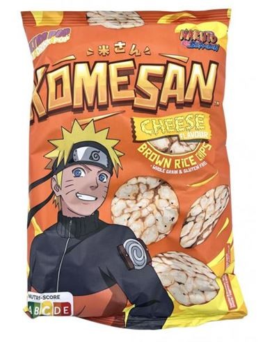 NARUTO CHIPS DE ARROZ CON SABOR A QUESO KOMESAN