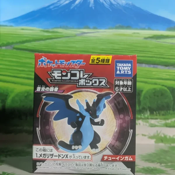 Takara Tomy Arts Moncolle Box - Blue Flame Champion - Dracaufeu X | Mega Charizard X (~5cm)