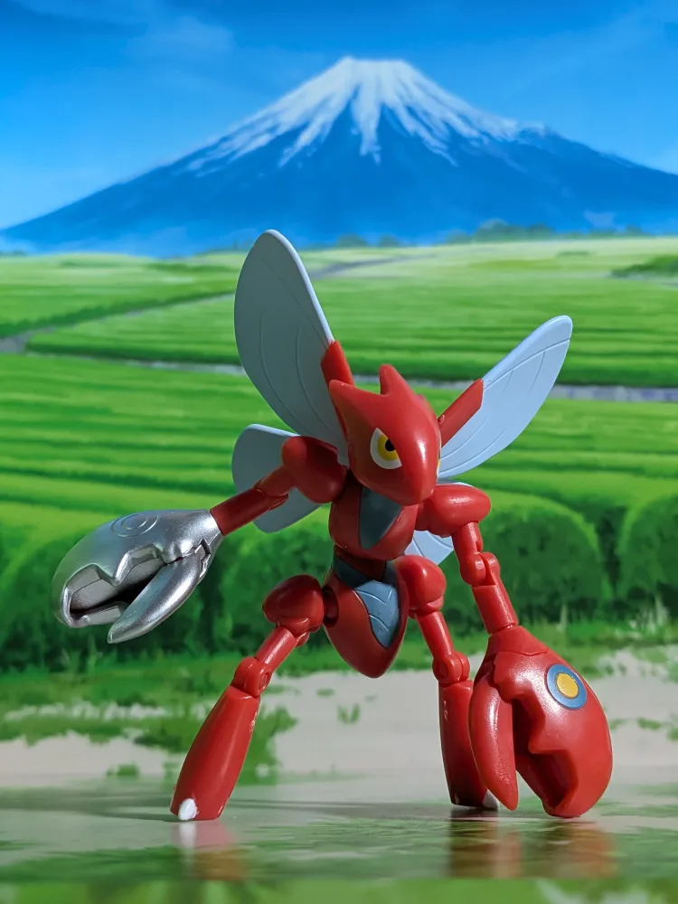 SHODO Pokémon 2 - Cizayox | Scizor (Figurine + Accessoire)