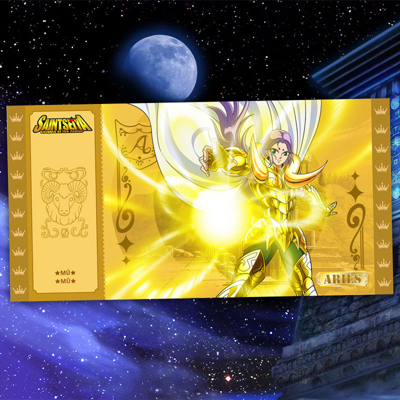 SAINT SEIYA Golden Ticket Mu Cartoon Kingdom