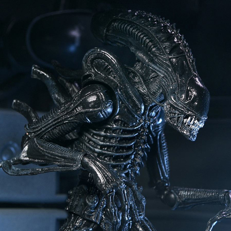 ALIENS Figurine Ultimate Alien Warrior Black 40th Anniversary Neca