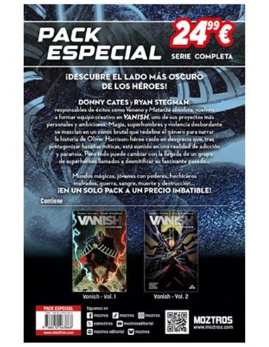 VANISH PACK ESPECIAL 2 TOMOS