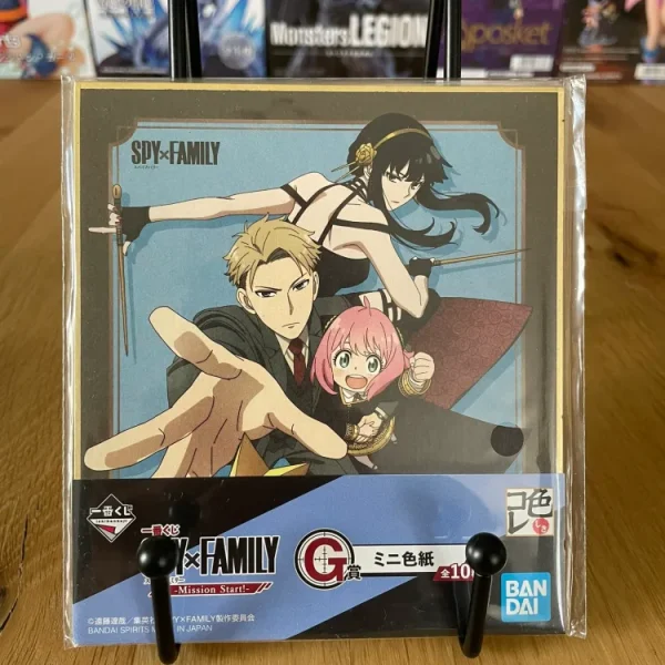 Spy x Family - Shikishi Anya, Loid & Yor Forger 13.5 cm - Ichiban Kuji Mission Start (Lot G)
