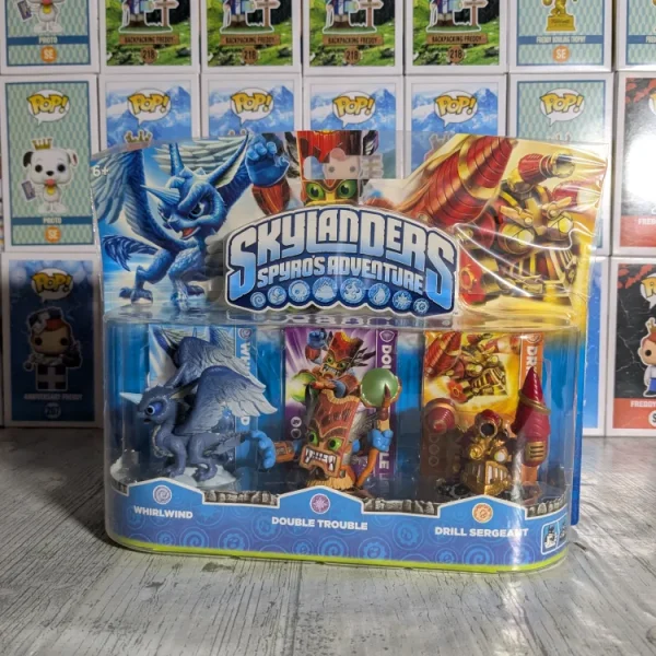 Skylanders Spyro's Adventure - Triple Pack (Whirlwind / Double Trouble / Drill Sergeant)