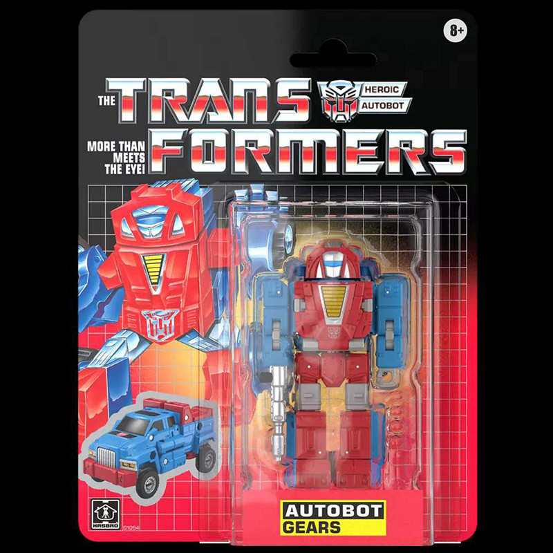 TRANSFORMERS Retro G1 Figurine Autobot Gears Hasbro